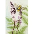 thumbnail image 2 of Rice, Trudy 23x32 Gold Ornate Wood Framed with Double Matting Museum Art Print Titled - Bees Amongst the Liriope, 2 of 4