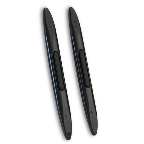 Protector de marco de puerta de coche 2 piezas GM Protector de esquina de cuerpo Protector de choque Protector estático pegatina antifricción piezas de camión SUV negro Yuarrent VI001724-01B