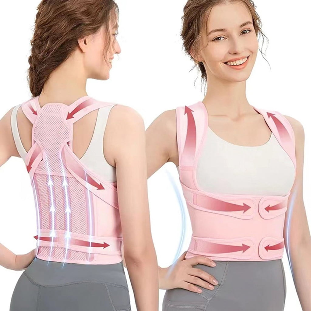 KCAHPAN Practical Back Brace for Posture Improvement and Alleviation Adjustable