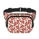 thumbnail image 1 of Fotbe Tomato Cangurera Cuadrada con Estampado de Doble Capa, Bolsa de Cintura Ajustable Mini para Hombres y Mujeres, 1 of 9