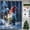 White, variant on Shower Curtains for Bathroom-36"x72",Christmas Forest Gnome Waterproof Bath Curtain Grommet Shower Curtain Set with Hooks,