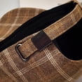 thumbnail image 5 of YooGuoGuo Unisex Tweed Baseball Cap Men Women Plaid Checked Dad Hat Adjustable Stylish Fall Winter Trucker Hats for Outdoor Travel, 5 of 7