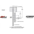 thumbnail image 3 of Wilwood AERO6 14" Front & Combination Parking Brake 12.88" Rear Big Brake Combo Black Calipers Drilled Rotors Stainless Brake Lines Parking Brake Cable & Brake Fluid Fits 1994-2004 Ford Mustang, 3 of 6