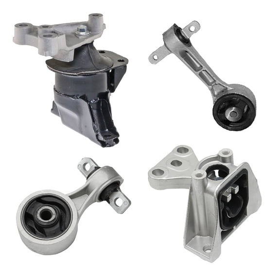 K4532 Engine Motor & Transmission Mount Kit 4pc Compatible with Fits 2006-2011 Honda Civic 1.8L Coupe MANUAL | A45012 A4548 A4547 A4546