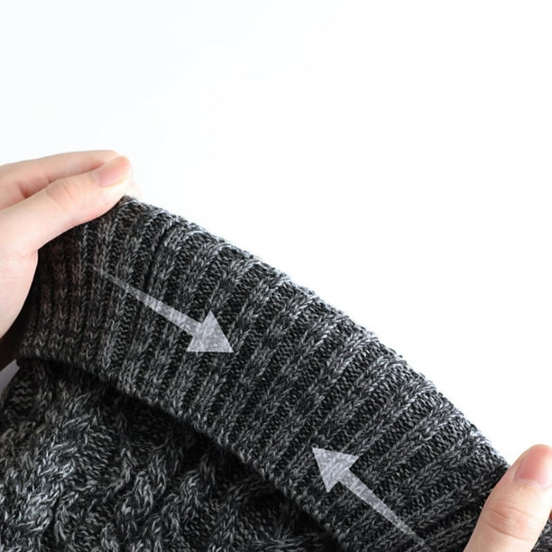 Gorro De Punto Para Hombre Y Mujer, Unisex, De Punto Sólido, Térmico, Para Invierno, Gris, Talla única