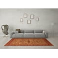 thumbnail image 3 of Ahgly Company Indoor Rectangle Oriental Orange Traditional Area Rugs, 7' x 9', 3 of 4