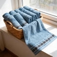 thumbnail image 6 of Cotton Bath Towels, Absorbent Terry Towels, Soft Quick-Dry Solid Color Towels for Bathroom, Large Size 74x34cm, 6 of 6