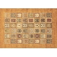 thumbnail image 1 of Ahgly Company Indoor Rectangle Abstract Brown Modern Area Rugs, 8' x 10', 1 of 4