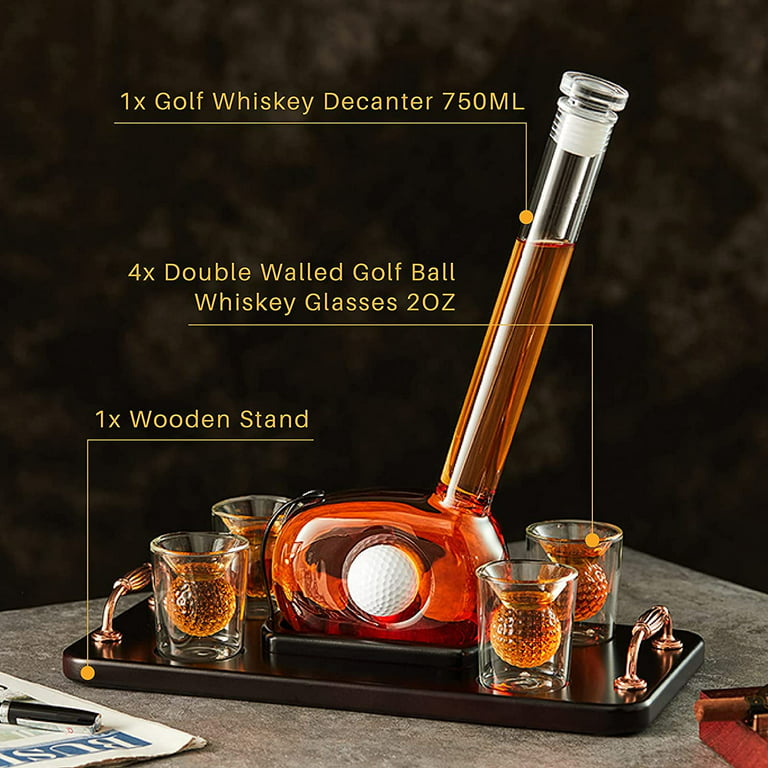 Golf Lover's Whiskey Set