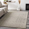 thumbnail image 4 of Hauteloom Hadspen Wool Living Room, Bedroom Area Rug - Bohemian, Transitional - Black, Charcoal, Peach - 5' x 7'6", 4 of 7