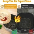 thumbnail image 2 of Air Fryer Disposable Paper Liner, 100 Pcs Square Non-Stick Insert Parchment Paper Liners Air Fryer Oil-proof, Water-proof, Food Grade Parchment Paper for Airfryer Basket, Microwave, Oven, Dryer US, 2 of 6