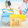 thumbnail image 4 of Shenmeida Mesh Beach Bag, Mesh Beach Toy Tote Bag, Foldable Childrens Toy Storage Bag, Used for Storage of Toys, Shells when Playing on the Beach, 4 of 6