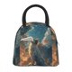 thumbnail image 1 of Disketp Starry Sky Cloud Wolf Bolsa Térmica para Almuerzo, Lonchera con Abertura Amplia y Gran Capacidad, Organizador Reutilizable para Mujeres, Hombres y Adultos, 1 of 6