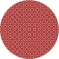 thumbnail image 1 of Ahgly Company Machine Washable Indoor Round Transitional Red Area Rugs, 3' Round, 1 of 7