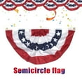 thumbnail image 4 of Ikeay Banner Clearance,American Fan Shaped Flag Star Spangled Flag Semicircular Flag Independence Day Labor Day Flag,Blue, 4 of 4