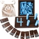 thumbnail image 1 of Tabla para contar números matemáticos Montessori para niños, madera de nogal, 1 of 7