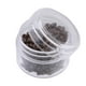 thumbnail image 3 of 5 piezas/botella Micro anillos de silicona de 5 mm para extensiones de cabello, 4 colores para Marrón, 3 of 9