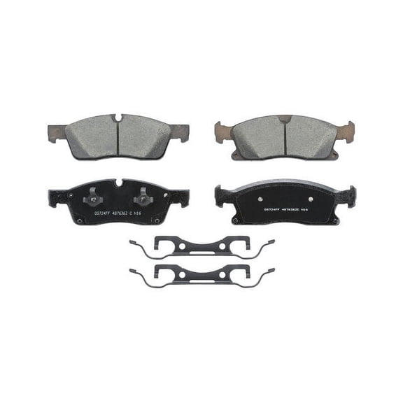 Front Brake Pad Set - Compatible with 2013 - 2016 Mercedes-Benz GL450 2014 2015