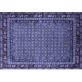 thumbnail image 1 of Ahgly Company Indoor Rectangle Oriental Blue Industrial Area Rugs, 8' x 12', 1 of 4