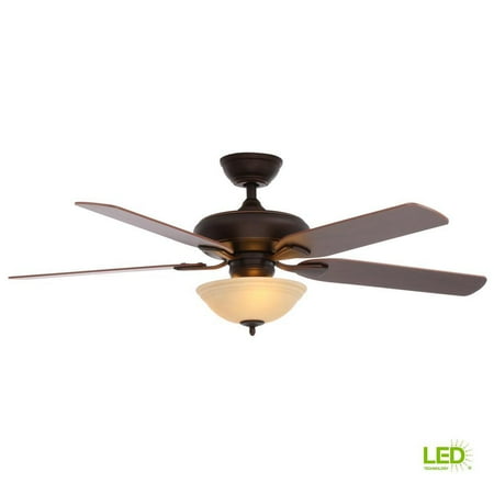Hampton Bay Flowe 52 Mediterranean Bronze Ceiling Fan 1002707963