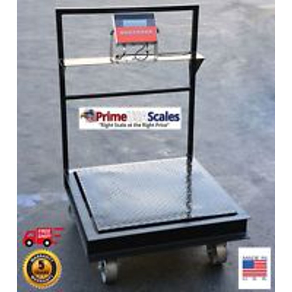 4x4 Floor Scale Cart 1,000 lb NTEP Legal for Trade Pallet Scale Pallet Jack