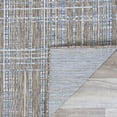 thumbnail image 3 of 7.8' x 9.8' Brown and Ivory Abstract Rectangular Outdoor Area Throw Rug, 3 of 4