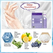 Aliver Lavender Exfoliating Hand Spa Mask - 3 Pack, Collagen Infused Hand Peel Glove Mask,Dead Skin Dry Hands Treatment Care