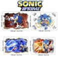thumbnail image 2 of Pegatinas de Sonic The Hedgehog para decoración de habitaciones de niños, 60 x 40 cm, figuras de juego, pegatinas de grafiti, pegatinas de dibujos animados para bricolaje, pegatinas impermeables, 2 of 5