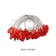 thumbnail image 3 of Luces De Cadena De Plástico Guirnalda de luces rojas en forma de corazón de 3 m, funciona con pilas, ideal para fiestas, bodas, San Valentín, decoración de ambiente (1 unidad) JASKFLY, 3 of 7