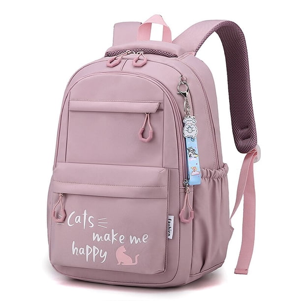 Fengdong-mochila escolar Kawaii para niñas, bonita mochila escolar impermeable para adolescentes, estudiante universitario, bolso de hombro de viaje grande Fivean unisex
