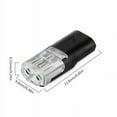 thumbnail image 4 of Conector Enchufable de Doble Cable + Hebilla de Bloqueo, Sin Corte de Pelado de Cables Conector LED de 2 VíAs y 2 para AWG 20-24 40 Piezas, 4 of 5