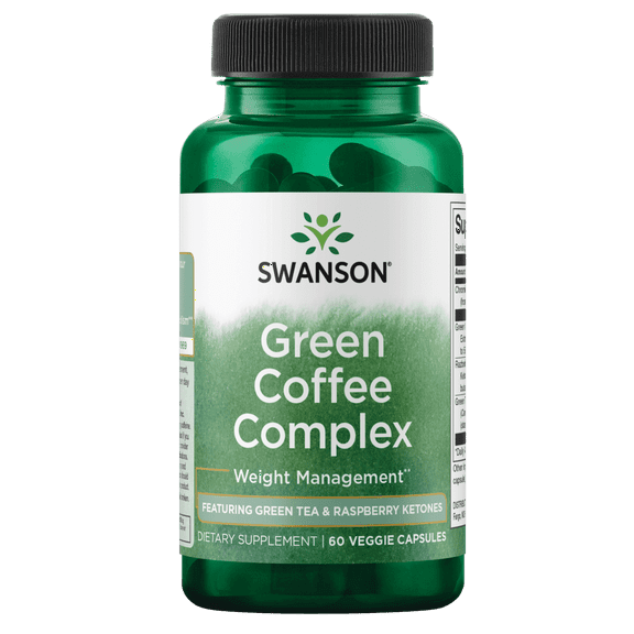 Swanson Green Coffee Complex 60 Veggie Capsules