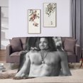 thumbnail image 7 of Brendan Fraser Blanket Super Soft Lightweight Fleece Thermal Blanket All Season for Bed Couch Living Room Air Conditioning Blanket, 7 of 7