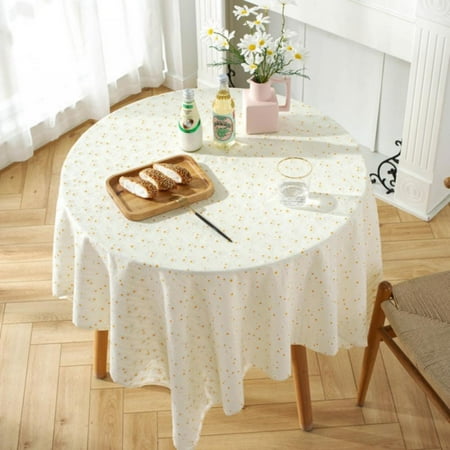 

Abcelit Decorative Table Cloth Linen Flower Print Tablecloth Round Dining Table Cover Table Cloths Obrus Tafelkleed mantel mesa nappe