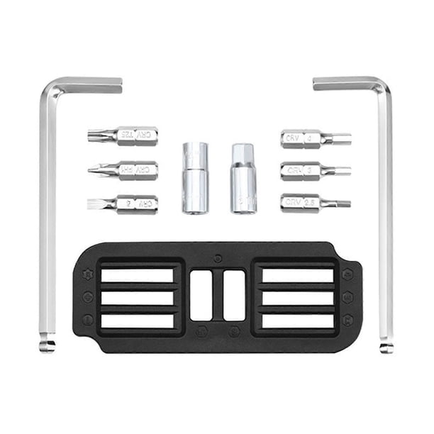 10 in 1 Bicycles Maintenance Tool Pocket Size Heavy Duty Bikes Multiple Tool Multifunctional Bikes High Strength Wrench