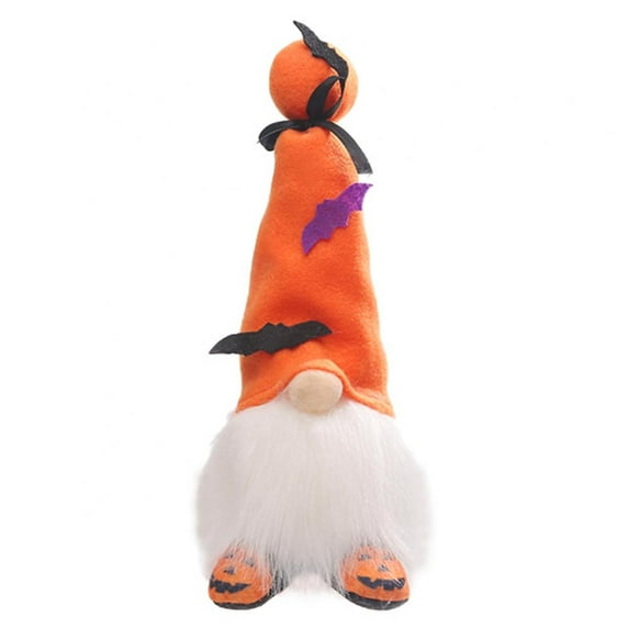Halloween Gnomes Plush Doll With Bottom Light ,Handmade Background Ornaments, For Halloween Holiday Party Decor,Gnome Ornaments Gifts