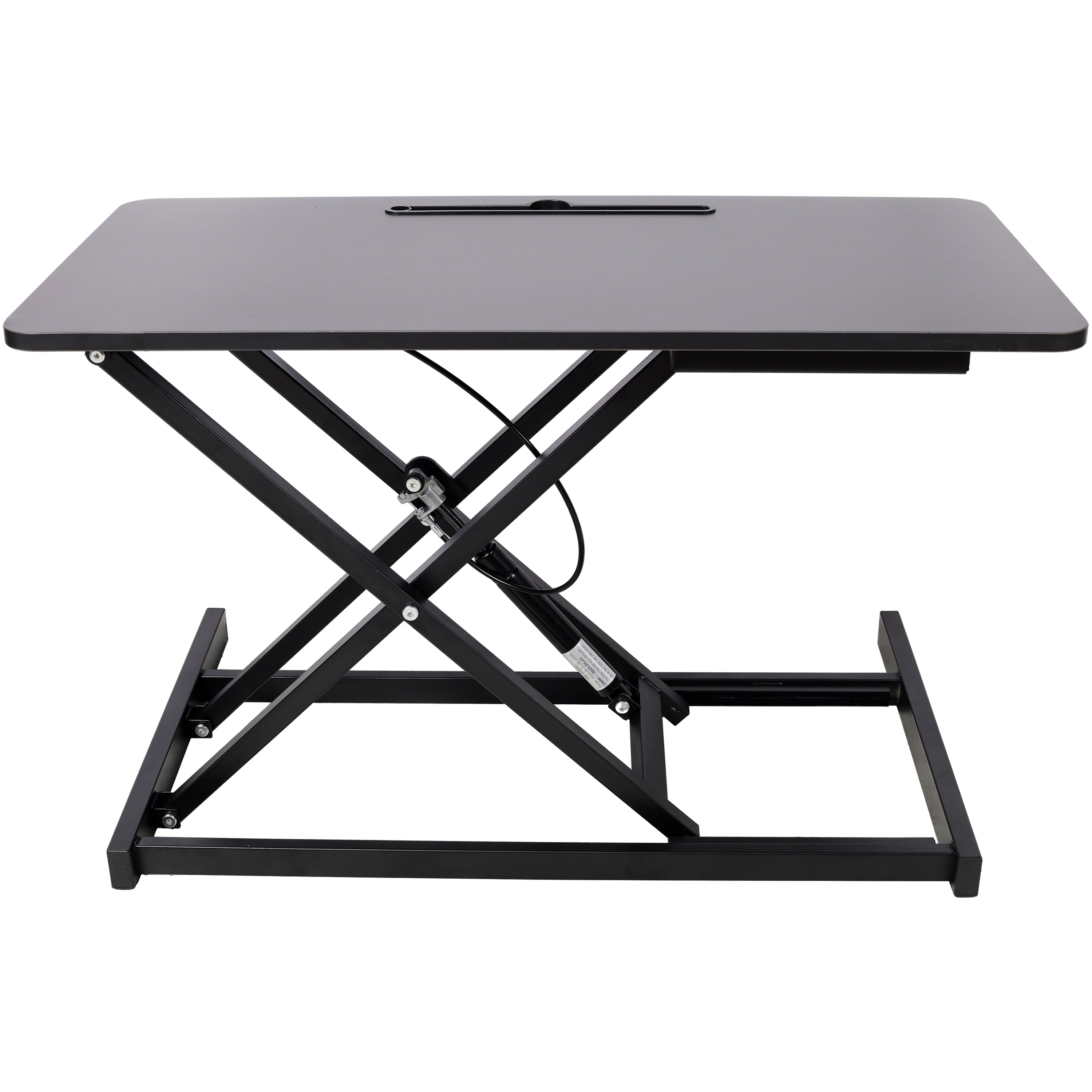 LiviNest Ergonomic Standing Desk Converter: 14.2 Inch Height Adjustable Workstation - 44 Lb Capacity for Home Office & Remote Work - Gas Spring Smooth Lift with Keyboard Tray