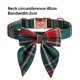 thumbnail image 2 of Collar para perros Apuakthei: pajarita marinera con estampado de ondas y malla de color, cuello ajustable, 2 of 5