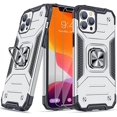 thumbnail image 1 of Ultra thin soft cushioning protector for iPhone 12promax, heavy duty protection and annular support protector（Silver）, 1 of 5