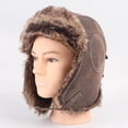 thumbnail image 3 of Gorro de Esquí de invierno Para hombre de Piel sintética ANGGREK Resistente Al viento, 3 of 8