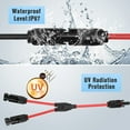 thumbnail image 4 of Conector de cable de panel solar Profesional (1 a 2 puntas) Conectores Y Cable de panel solar MMF + Adaptador solar FFM 1 par ACTIVE Biensenido a ACTIVE, 4 of 5