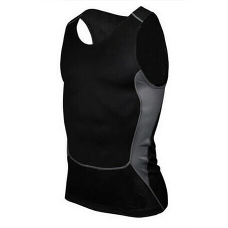 EFINNY Mens Compression Base Layer Sleeveless Sports Fitness Tight