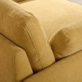 thumbnail image 5 of 50 * 43 inch Oversized Chenille Single Sofa Chair, Wide and Deep Seat Accent Chair, Modern Upholstered Comfy Armchair, Color Blocking Couch Lounge with Pillows for Living Room, Apartment, Bedroom, 5 of 10