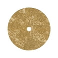 thumbnail image 2 of Dark Gold Christmas Tree Skirt, CXALSSY 35 inches Round Christmas Tree Skirt for XMAS Party Christmas Tree Decoration, 2 of 6