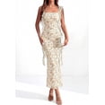 thumbnail image 5 of PRETTYGARDEN Women's Spring Wedding Guest Dress Summer Formal Sleeveless Elegant Floral Lace Cocktail Maxi Long Dresses, 5 of 10