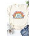 thumbnail image 2 of Beer and Sunshine Rainbow Graphic Tee T-Shirt, 2 of 8