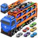thumbnail image 1 of Camión de transporte Toy Ci Vetch con 24 coches fundidos a presión para niños de 3 a 7 años, 1 of 9