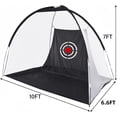 thumbnail image 3 of Andgoal 10x7ft Golf Practice Net with Target Sheet, High Impact Knotless Netting for Backyard Driving & Hitting Training, Portable Carry Bag, 3 of 9