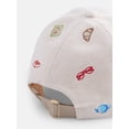 thumbnail image 3 of Free Assembly Women's Embroidered Baseball Cap, Cream, 3 of 3
