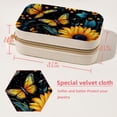 thumbnail image 5 of Starry Sky Velvet Necklace Holder: Portable Travel Organizer Box with Removable Compartment - Great Gift for Any Occasion, 5 of 7